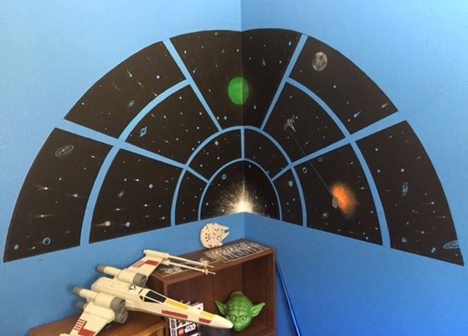 Star Wars Boy's Kid's Room Idea Wall Mural Art
